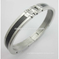 Fashion Carter Carbon Stainless Steel Men's Bracelet Bangle